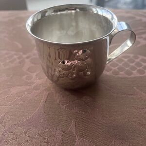 3 for $15
Silver plated baby cup with Bear Design